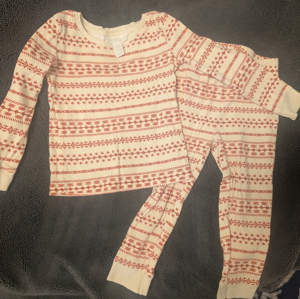 Lauren conrad pajama set 3t toddlers christmas